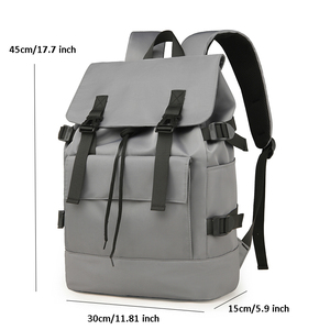 Custom Outdoor Reizen Laptop Bagpack Trekkoord Anti-Diefstal <span class=keywords><strong>Tech</strong></span> Rugzak Met Binnenvak - Product Image 2