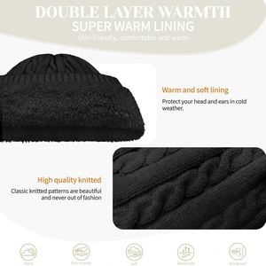 Factory Price Soft Thicken Wool Ski <b>Hat</b> Men Warm <b>Hats</b> Neck Warm Winter Wool <b>Hat</b> Set Beanie Knitted Scarf - Product Image 2