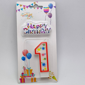 All'ingrosso grandi candele di <span class=keywords><strong>compleanno</strong></span> 8 cm 0-9 numero decorazione della torta della candela per il primo <span class=keywords><strong>compleanno</strong></span> del bambino dei bambini - Product Image 2