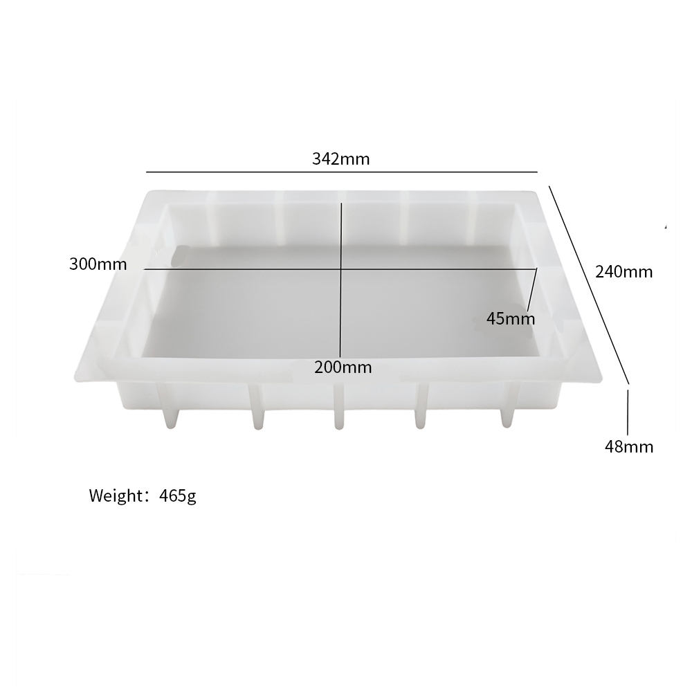 Molde Rectangular Blanco