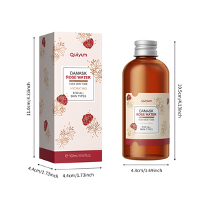 Hidrosol de Agua de Rosas Quiyum, Tónico Natural Iluminador Orgánico, Cierra los Poros, Hidratante, 100 ml - Product Image 6