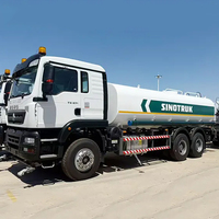 Camion-citerne à eau diesel HOWO TX 6x4, capacité de 20000 L, citerne à eau en acier inoxydable, véhicule lourd