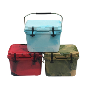 Glacière portable rotomoulée de grande capacité 20QT avec panneau solaire, design moderne, plusieurs couleurs, pour aliments, canettes, pêche, usage extérieur - Product Image 4