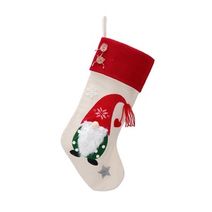Calcetín Navideño Decorativo con Muñeco sin Rostro, Calcetín Navideño para Decoración del Hogar, Artículos Navideños - Product Image 4