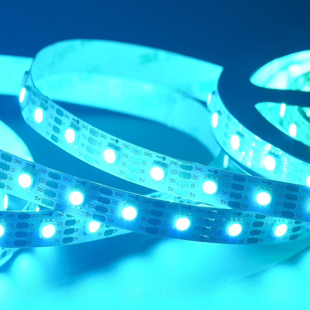 Dreamcolor digital Rgb 72 leds/m Led Light Strip addressable pixel rgb LC8822 Flex Led Strip Light