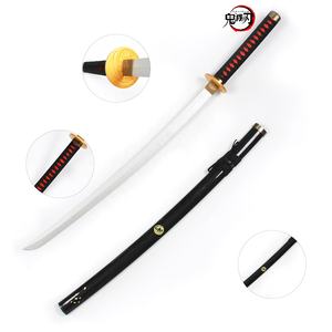 Largo 40 pulgadas Bambú en línea <span class=keywords><strong>Anime</strong></span> seguridad Cosplay Nakigitsune juguete espadas japonés realista <span class=keywords><strong>Ninja</strong></span> espadas Unisex - Product Image 2