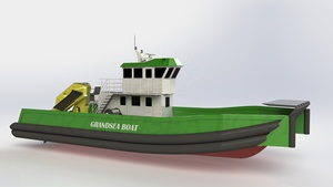 Grandsea <span class=keywords><strong>Barca</strong></span> da Lavoro in Alluminio da 18m in Vendita - Product Image 6