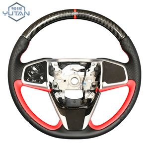 Volant en fibre de carbone <span class=keywords><strong>Yutan</strong></span> personnalisé pour Honda Civic 2022 8ème 10ème 11ème génération Civic pour Honda Civic 2002-2005 - Product Image 3