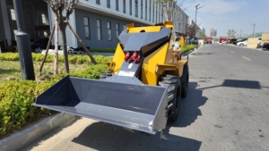 Mini-chargeuse compacte personnalisable, moteur essence EURO 5, pompe haute efficacité, boîte de vitesses, godet de 0,12 m³, machine de construction compacte - Product Image 5