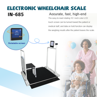 Balance médicale numérique pour fauteuil roulant, en acier, avec écran LCD, personnalisation OEM, capacité robuste, haute précision, garantie 1 an