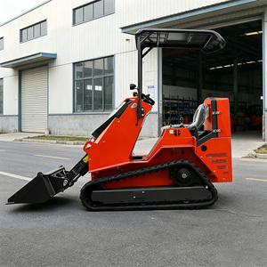 Mini Compact Front <b>Wheel</b> Skid Steer <b>Small</b> Track Construction Farm Garden Use Engine High Efficiency - Product Image 2
