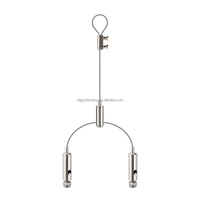 Kits de système de suspension de fil de suspension personnalisés pour pince à câble pour éclairage Fixation de câble suspendu au plafond