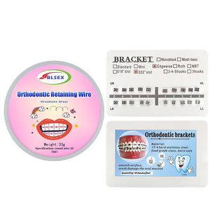 Ortodonzia dentale in acciaio inox Archwire odontoiatria arco filo materiali dentista strumenti chirurgici 0.25mm orale - Product Image 6