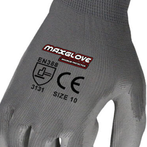 Maxipact bán buôn biểu tượng tùy chỉnh an toàn chung găng tay Polyester chống trượt thiết bị điện tử nhà máy vườn thoáng khí làm việc găng tay - Product Image 6