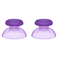 Accessoires de jeu EXtremeRate, couvre-joysticks analogiques 3D transparents de remplacement pour PS5