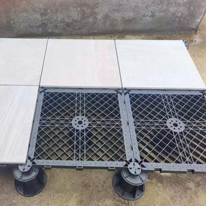 Support de carrelage robuste en céramique pour panneau de sol <span class=keywords><strong>sur</strong></span>élevé en porcelaine, protection des carreaux, pied réglable coupe-vent avec vis de levage - Product Image 1
