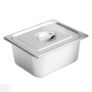 VICTORY Comercial de acero inoxidable GastroNorm Yogurt Pan Frutas mixtas Ensaladera para cocina Cantina y restaurante Suministros de hotel - Product Image 2