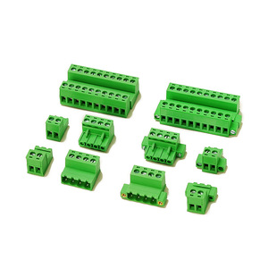 Auto <span class=keywords><strong>Plug</strong></span>-<span class=keywords><strong>In</strong></span> <span class=keywords><strong>Terminal</strong></span> <span class=keywords><strong>Block</strong></span> 2Edgrk/2edgrkp-<span class=keywords><strong>5</strong></span>.08-2 Schroef Groen Kopercontact 2.5a Max Continue Versterker 24-12awg Xlep Merk - Product Image 1