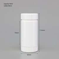 Échantillons Gratuits - Flacons en Plastique HDPE pour Capsules et Médicaments - 80ml et 150ml - Flacons pour Soins de Santé