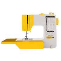 Machine à coudre électrique domestique pour débutants avec plateau d'extension, point de chaînette, cadre métallique à plat, lubrification automatique, personnalisable