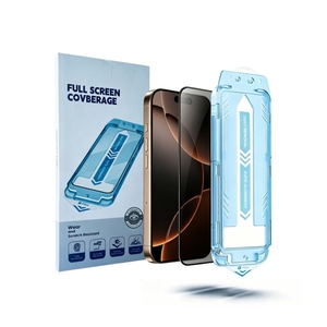 กระจกนิรภัย 9H ป้องกันรอยขีดข่วนสำหรับ <span class=keywords><strong>iPhone</strong></span> 17 Pro Max / 16 / 15 / 13 เคลือบสารกันน้ำมัน ป้องกันฝุ่น ติดตั้งง่ายไร้ฟองอากาศ - Product Image 1