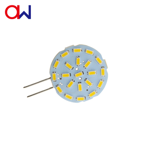 Ampoule LED G4 AC DC 12V 2W, carte PCB ronde, mini lampe G4 sans boîtier pour éclairage d'armoire, camping-car, bateau - Product Image 1