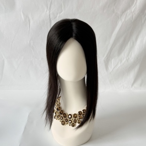 Perruques pour femmes 5.5*6.5 Mono, cheveux naturels, pour cheveux clairsemés, toupet féminin, couleur naturelle, densité 130% # NC - Product Image 3