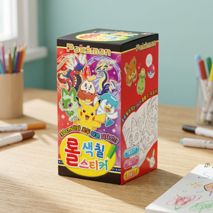 Livre de coloriage autocollant Pokémon en papier coréen pour enfants, activité créative, dessin animé, peinture DIY, cadeau éducatif, vente en gros pour enfants - Product Image 3