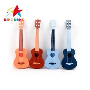 Instrumento musical de educación temprana 4 cuerdas <span class=keywords><strong>ukelele</strong></span> 45 cm Mini juego de juguete en forma de calabaza con 3 colores caramelo - Product Image 2