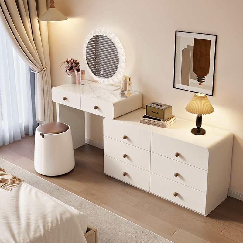Bianco con cassettiera a sei cassetti