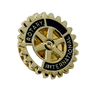 Rotatif Broches Insignia Giratorio משפט תג מועדון רוטרי פין