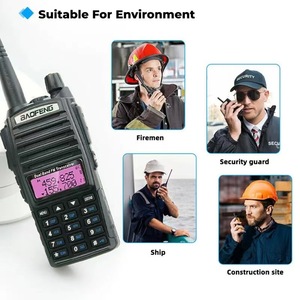 Walkie Talkie Baofeng Bf-Uv82, Radio FM de Doble Banda de 8W con Pantalla LCD y Batería Recargable para Comunicación al Aire Libre - Product Image 5