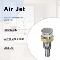 Conception européenne 60mm Spa et baignoire Buse d'air Jets d'air de bain portables pour une utilisation