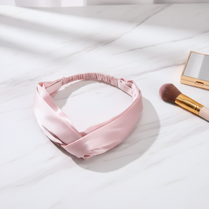 ที่คาด<span class=keywords><strong>ผม</strong></span>แฟชั่นชั้นสูงของผู้หญิงผ้าไหมสีทึบ - Product Image 3