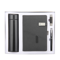 Offre Spéciale Gadgets 2025, Coffret Cadeau Innovant : Bouteille Isotherme, Carnet A5 à Feuillets Mobiles, Stylo – Kits Promotionnels pour Entreprises