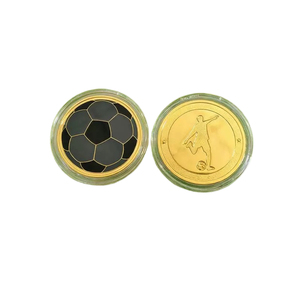 Monedas de Lanzamiento Personalizadas para Árbitros de Fútbol, Inserto de Metal Esmaltado de 3.5x0.23cm, Kit de Accesorios para Juegos al Aire Libre - Product Image 2