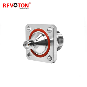 Nhà Máy Bán buôn SMA nữ để N nữ mặt bích gắn jack Brass Adapter RF coaixal kết nối không thấm nước - Product Image 3
