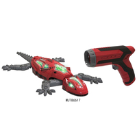 Gecko télécommandé qui grimpe aux murs, jouet infrarouge qui suit la lumière, avec rotation à 360 degrés et mouvements flexibles