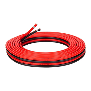 Cable de Silicona Negro de 10AWG para Energía Renovable, Ultra Suave, Resistente a Altas Temperaturas (200 Grados), Cable Extra Suave para Baterías de Litio - Product Image 1
