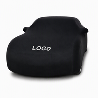 Housse de voiture de luxe extensible compatible avec BMW E46 E90 E92 F30 G20, intérieure, douce, élastique, anti-poussière, respirante, pour capot de voiture complet
