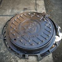 Grille de vidange de couverture de trou d'homme en fonte ductile ronde carrée de haute qualité Application industrielle