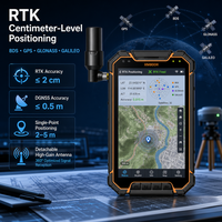 Tablet Android Tangguh XM800R 8 Inci 11800mAh IP68 Sentimeter RTK GNSS GPS Survei GIS Pengumpul Data PDA