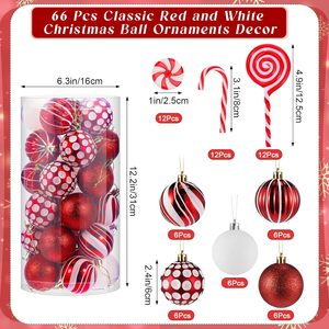 Xmas Party Decor Christmas <b>Candy</b> Ornaments Christmas Lollipop <b>Candy</b> <b>Cane</b> Decor Red White Christmas <b>Candy</b> Hanging Ornaments - Product Image 2