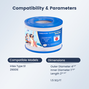 Fabricante al por mayor tipo S1 Filtro <span class=keywords><strong>de</strong></span> filtro <span class=keywords><strong>de</strong></span> <span class=keywords><strong>piscina</strong></span> pequeño para cartucho <span class=keywords><strong>de</strong></span> filtro <span class=keywords><strong>de</strong></span> <span class=keywords><strong>piscina</strong></span> - Product Image 2