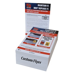 Großhandel Günstige Maßgefertigte Vollfarbig Bedruckte Firmen-Marken-Event-Feier-Werbe-Flyer Mit Ihrem Design - Product Image 1