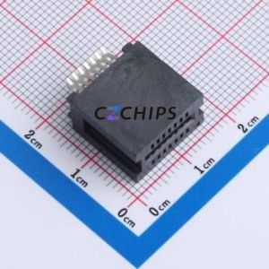 HEE14LP03BK Gold Finger Connector Through hole Component (THT),P=1.27mm Connector EDGE SLOT 1.27mm 14P Clamp Plate - Product Image 1