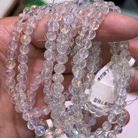 Gelang Batu Bulan Pelangi Madagaskar Berkualitas Tinggi Tiga Cincin Alami, Gelang Manik Batu Bulan Warna-warni untuk Dekorasi