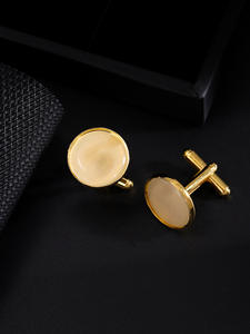 <span class=keywords><strong>Gemelli</strong></span> in Ferro con Occhio di Gatto alla Moda, Abbinati a Camicie Casual, Accessori per Uomo per Feste - Product Image 5