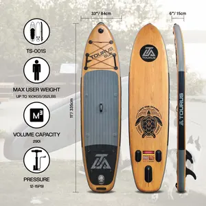 TOURUS Großhandel Surfen Holz aufblasbare Stand Up Paddle Board Sup Bo Standup Paddle board aufblasbar