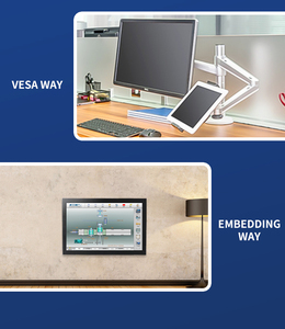 Oem 10.4 ''12'' 15 ''17'' cảm ứng điện dung màn hình <span class=keywords><strong>LCD</strong></span> Công nghiệp mở khung cảm ứng màn hình VESA nhúng màn hình cảm ứng - Product Image 6